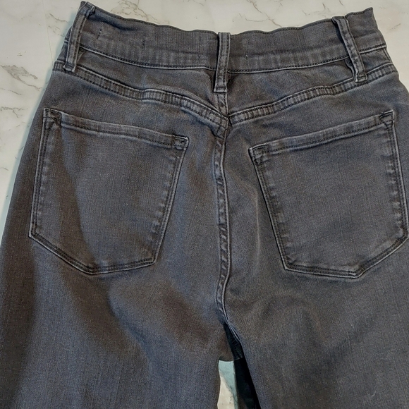 Frame Denim Black Le Palazzo Crop in Film Noir, Size 28 - Picture 7 of 10